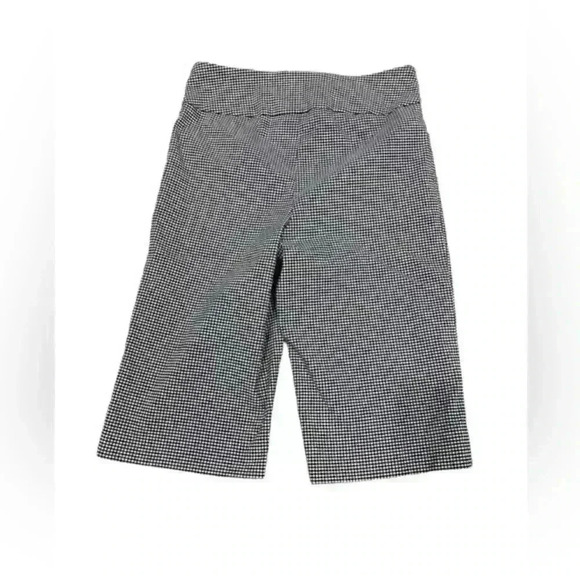 Lisette Black and‎ White Gingham Pull On Stretch Bermuda Short Mid Rise US 6 - Picture 2 of 11